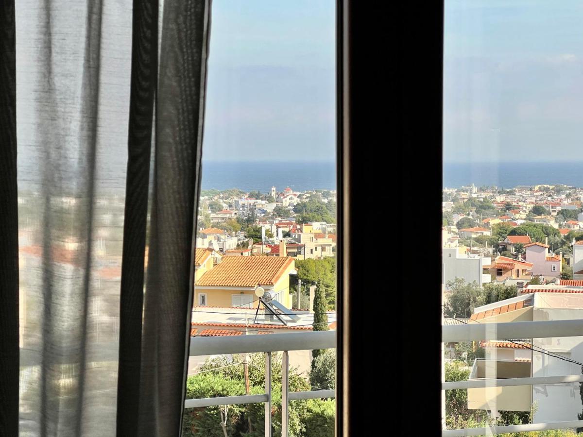 Sunrise Studio With Unhindered View To The Sea. Néa Mákri Exteriér fotografie